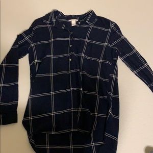 H&M flannel button down